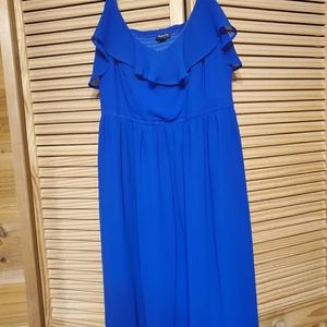 Torrid plus size blue summer dress